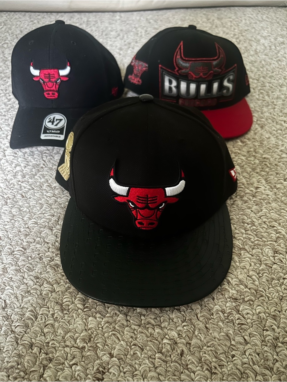 Chicago Bulls SnapBack Fitted Cap Mitchell & Ness New Era Hat